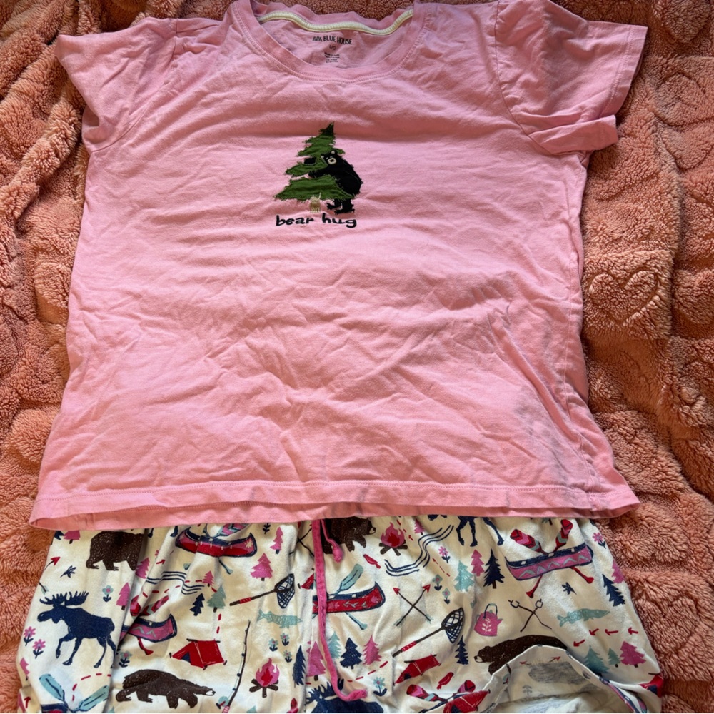 Pink Matching Pj Set